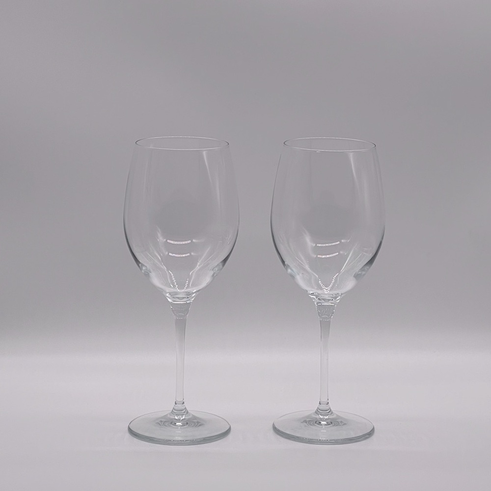 BORMIOLI ROCCO CRYSTAL WINE GLASSES SET OF 2